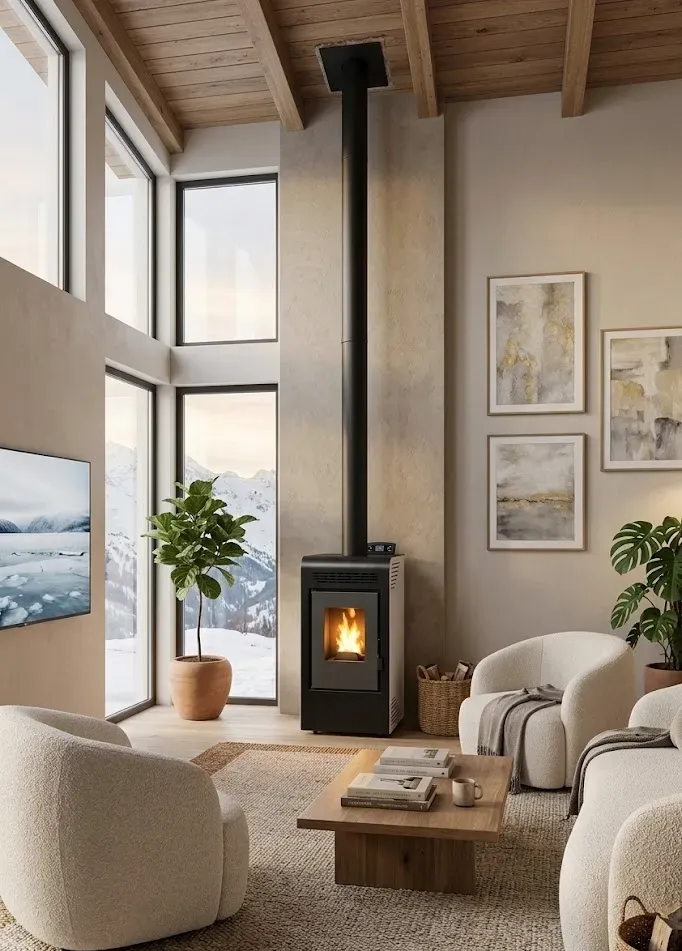 Eider Biomasa Power 9 Plus Stufa a Pellet 8,45 kW