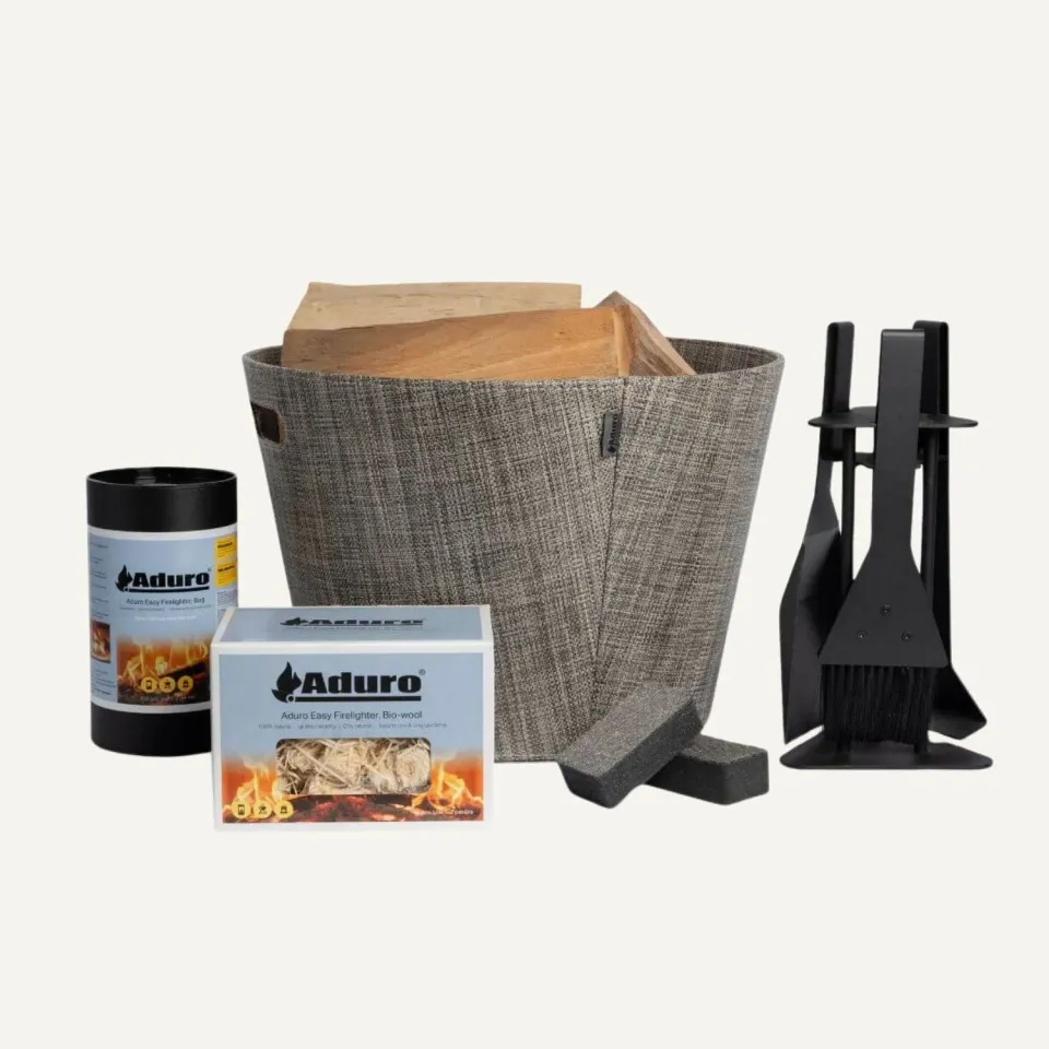 Aduro Kit Accessori 3 per Stufa a Legna con Cesto