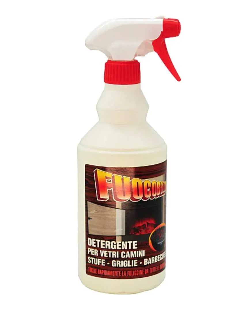 Fuocobello detergente vetri per camini 750 ml antifuliggine