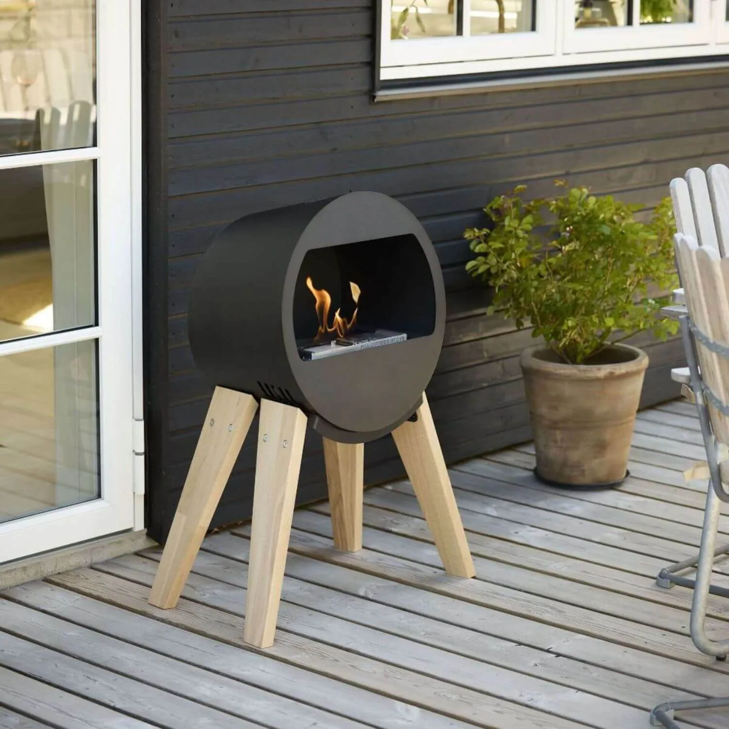 Aduro Gambe in Rovere per Biocamino B1 B2 Decorative