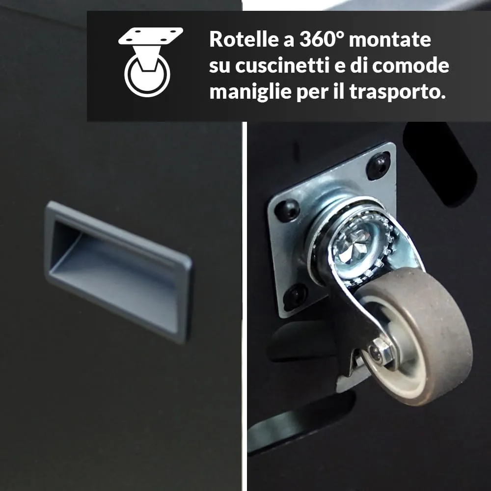 Kratki Patio G30 stufa a gas da esterno 8,2 kW bianca