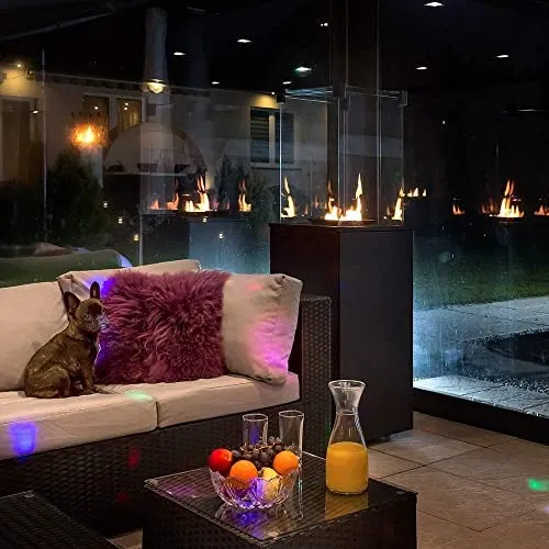 Kratki Patio Mini stufa a gas da esterno 8,2 kW acciaio