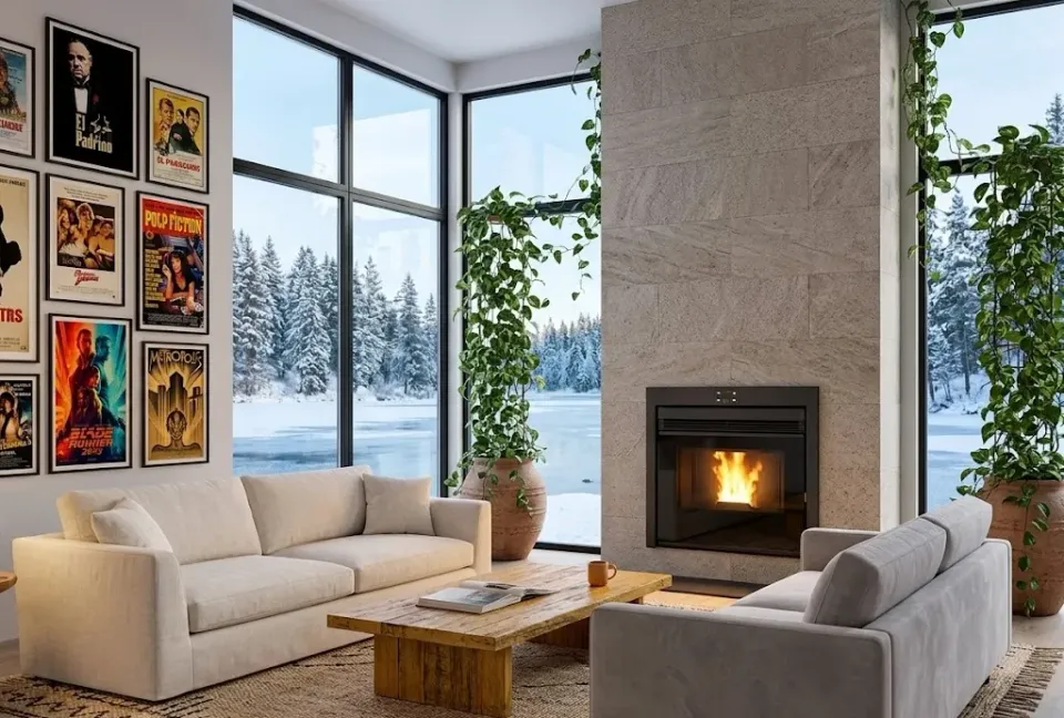 Vertex Life Canadà 11 inserto a pellet 11 kW canalizzabile