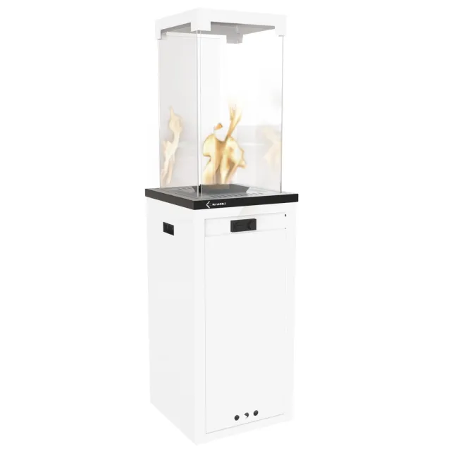 Kratki Patio G30 stufa a gas da esterno 8,2 kW bianca