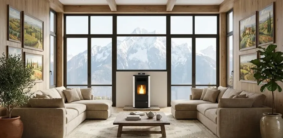 Vertex Life Andromeda 9 stufa a pellet