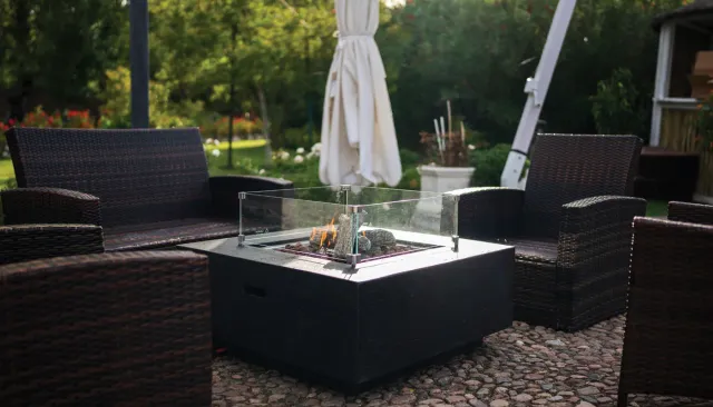Zetalinea Montreal braciere a gas outdoor