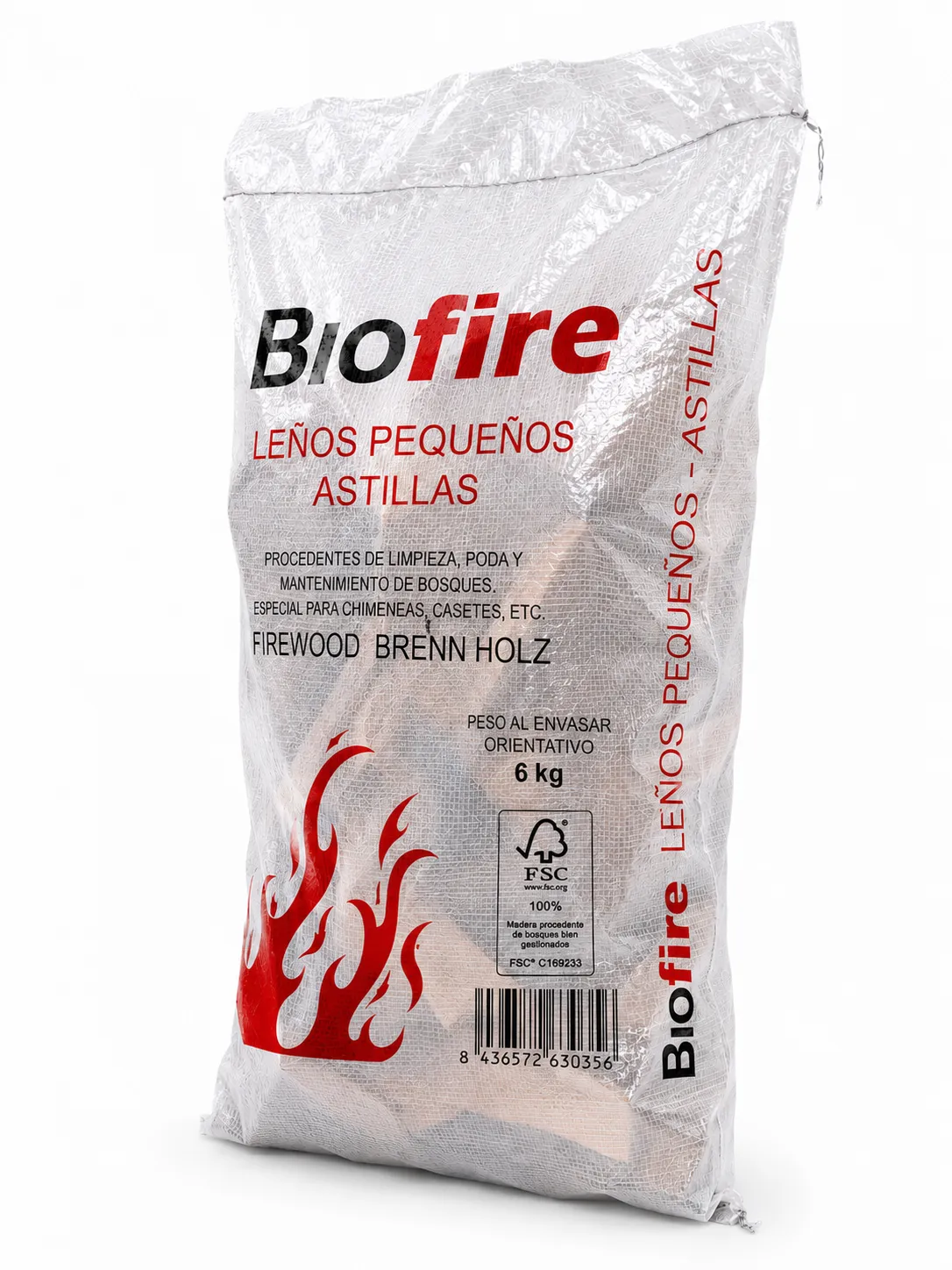 Vertex Life legnetti accensione in sacco da 6 kg