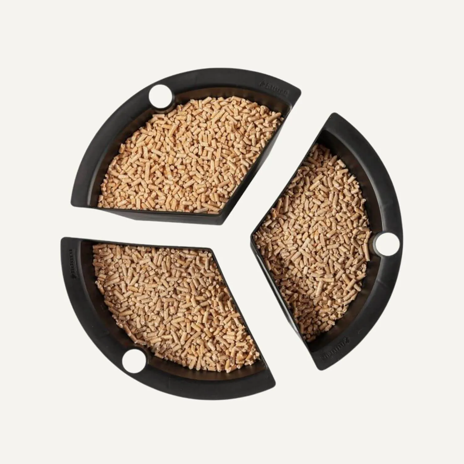 Aduro Proline inserto plastica 3 scomparti pellet