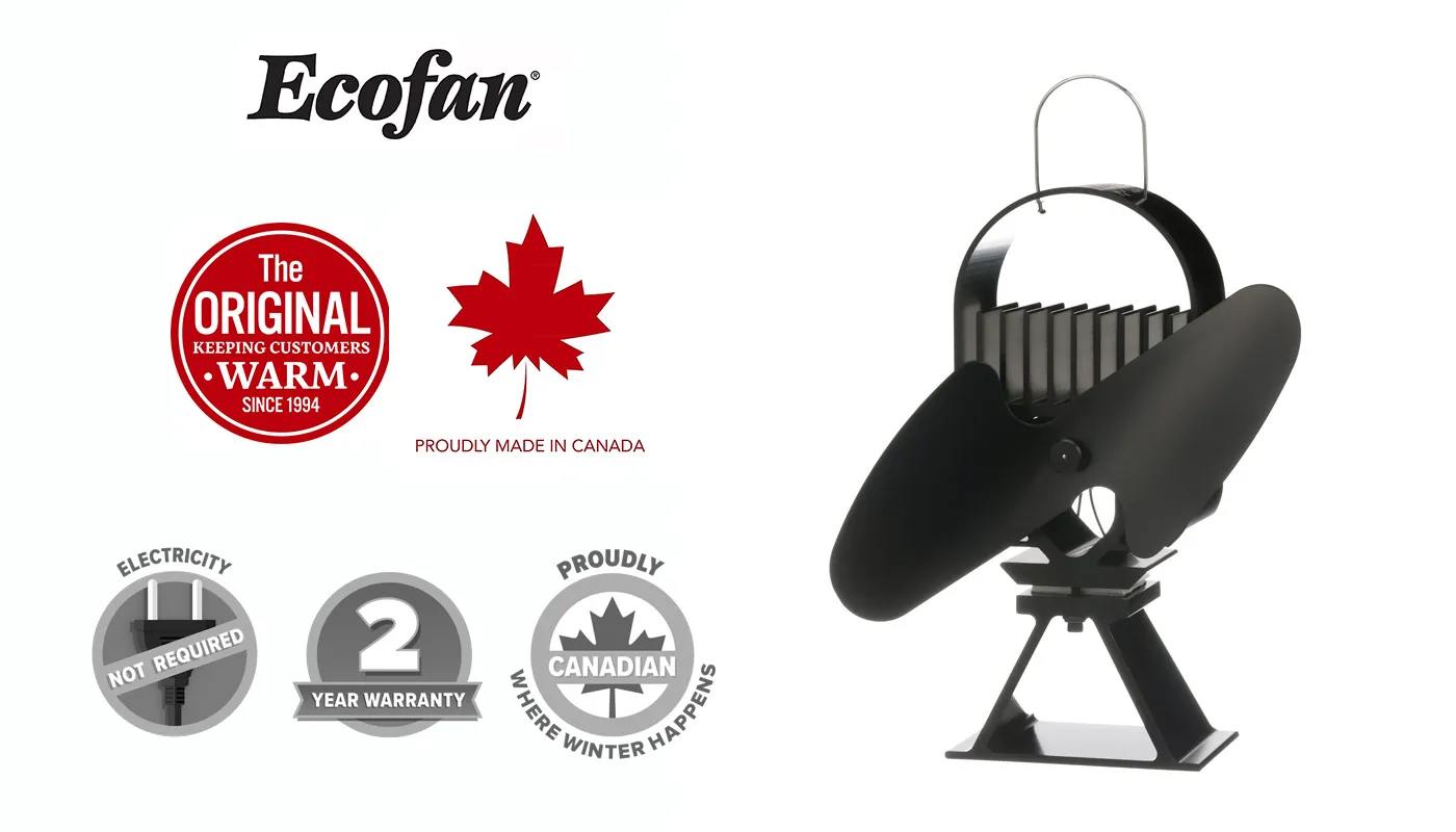 Ecofan DC320 ventilatore termoelettrico ghisa acciaio