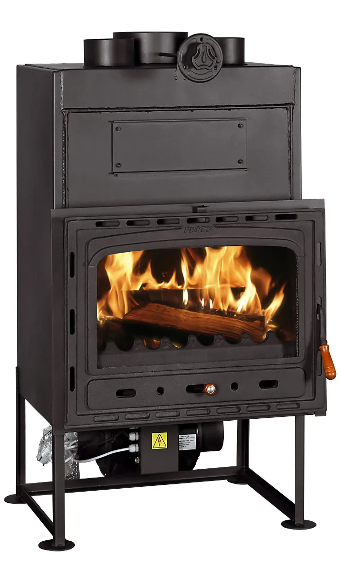 Prity CF E focolare a legna ventilato 16,5 kW Ø 200 mm