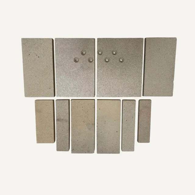 Aduro 51007 pietre vermiculite stufa kit fondo lati