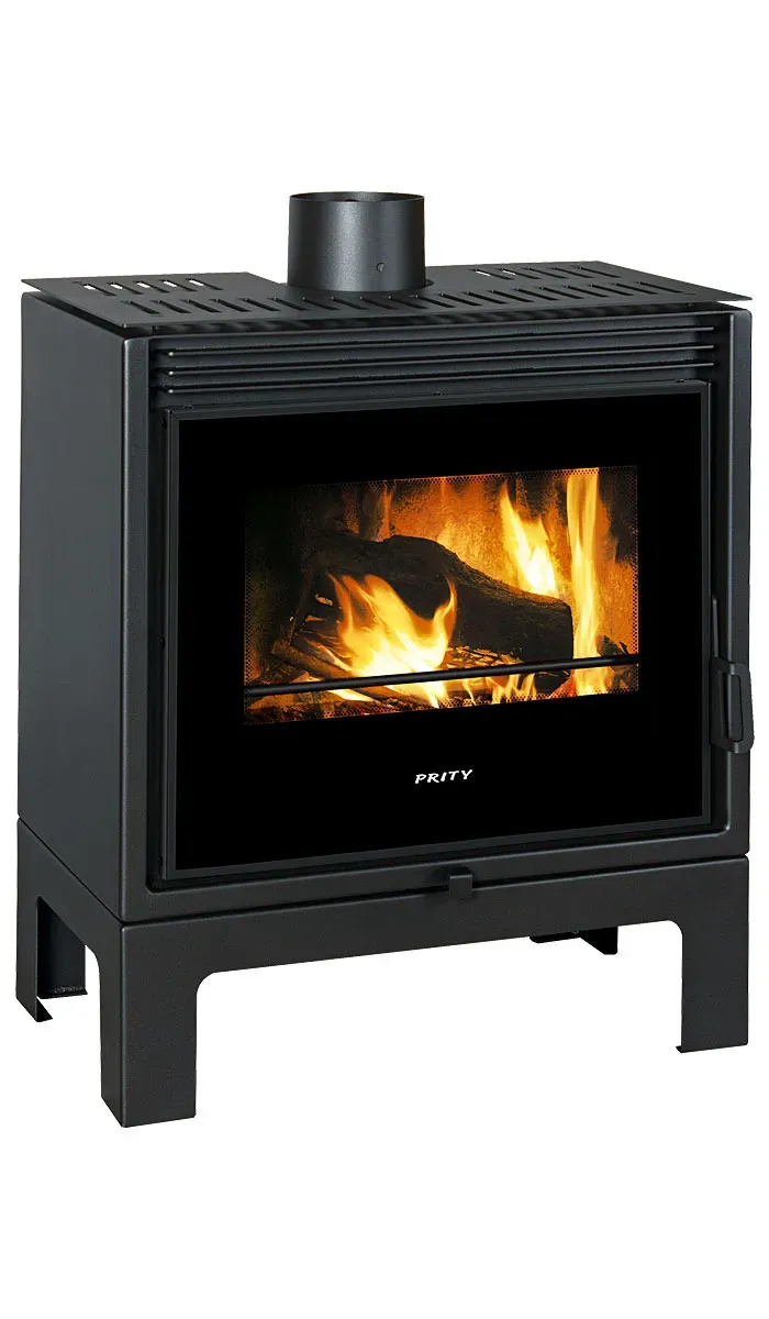 Prity PM-TV SL stufa a legna panoramica 13 kW