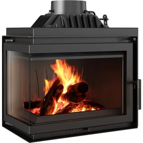 Kratki Simple Inserto Camino a Legna 8 kW Ø150