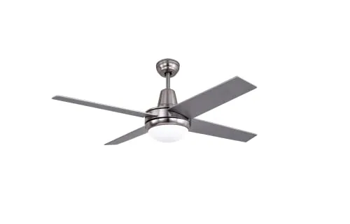 GMR Trading Moderno ventilatore a soffitto 122 cm 4 pale con luce