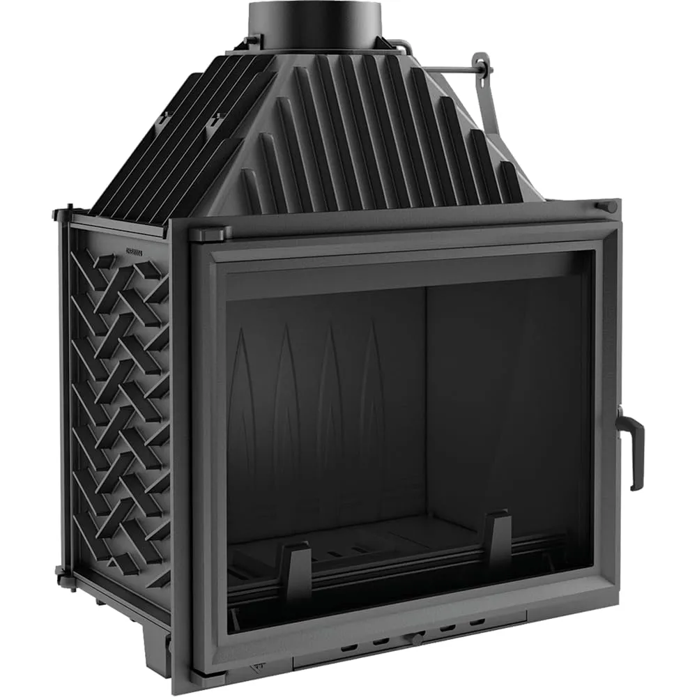 Kratki Amelia Ø200 frontale inserto camino a legna 21 kW ghisa