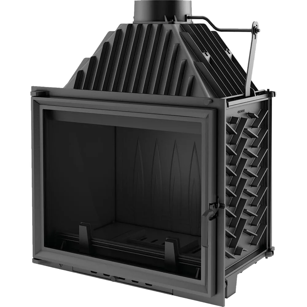 Kratki Amelia Ø200 frontale inserto camino a legna 21 kW ghisa
