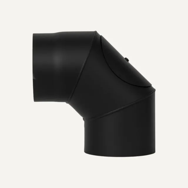 ADURO curva tubo fumi 2 x 45° con sportello pulizia
