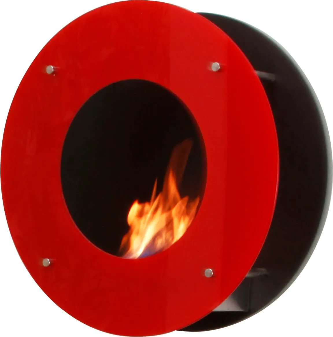 G.M.R. Trading SRL Calatrava vetro rosso 60 cm bruciatore 1,5 L