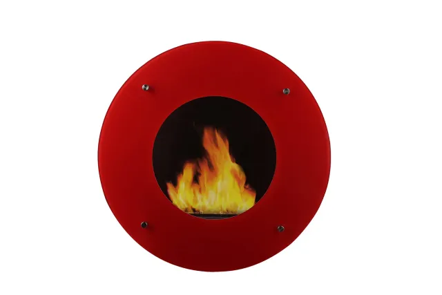 G.M.R. Trading SRL Calatrava vetro rosso 60 cm bruciatore 1,5 L