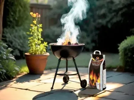 Eider Biomasa Fireplus carbonella barbecue