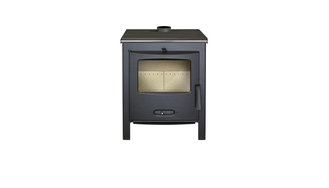 Zetalinea Sagra stufa a legna con forno Ecodesign