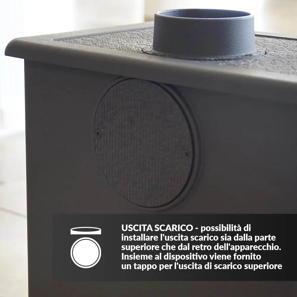 Kratki KOZA K7 stufa a legna in ghisa Ecodesign