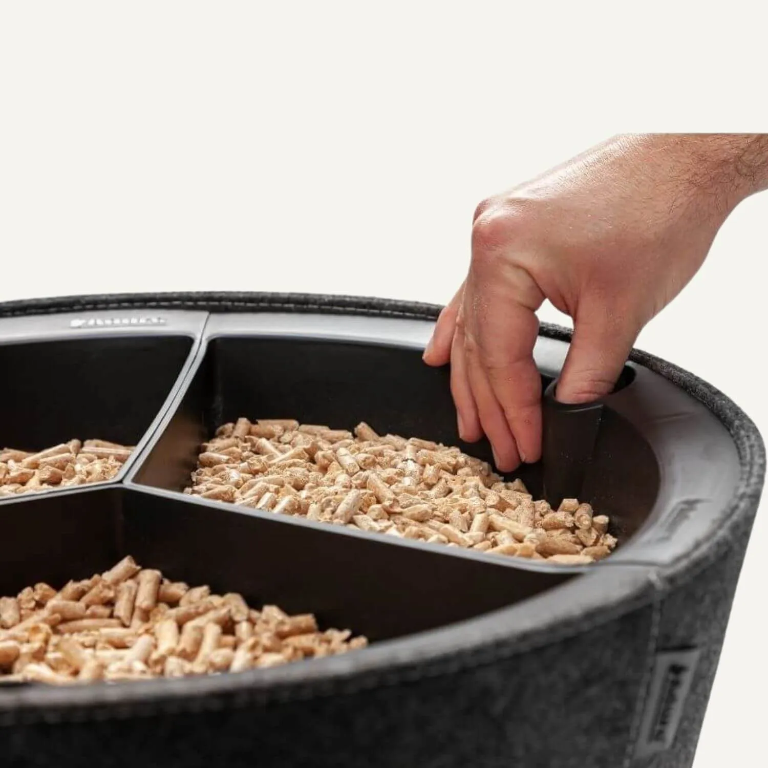 Aduro Proline inserto plastica 3 scomparti pellet