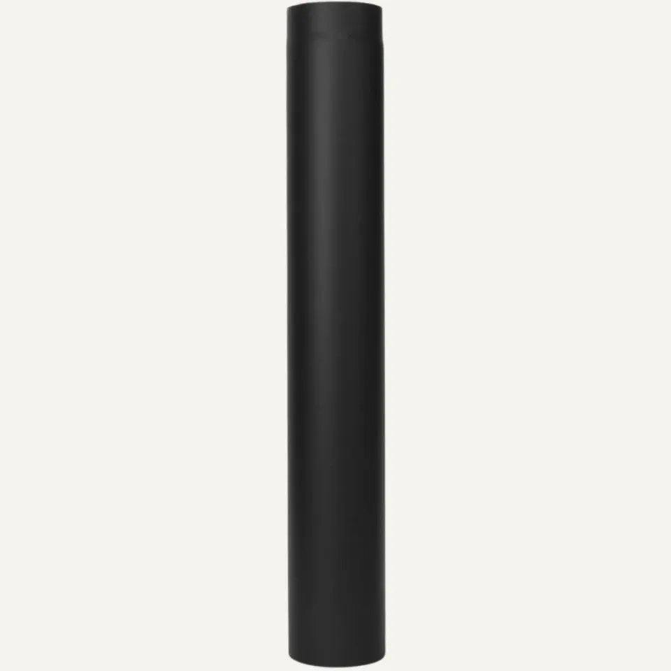 Aduro Tubo Dritto Canna Fumaria Acciaio Nero 1000 mm