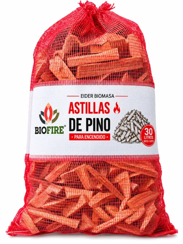 Vertex Life Biofire listelli pino accendifuoco 30 L